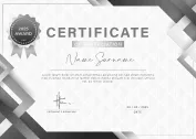 Certificates & Education - NG28